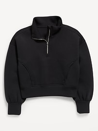 Image number 2 showing, Bounce Fleece Half-Zip Pullover Sweatshirt for Girls