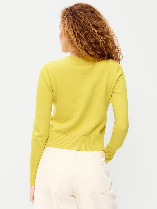 Image number 2 showing, SoSoft Cropped Crew-Neck Cardigan