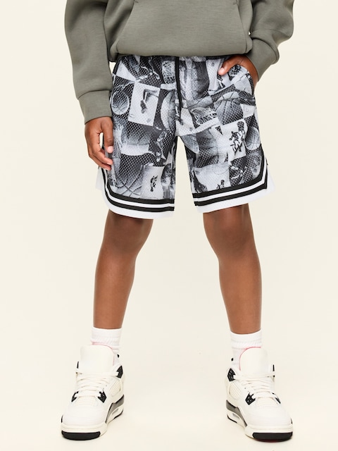 Knee Length Mesh Basketball Shorts for Boys