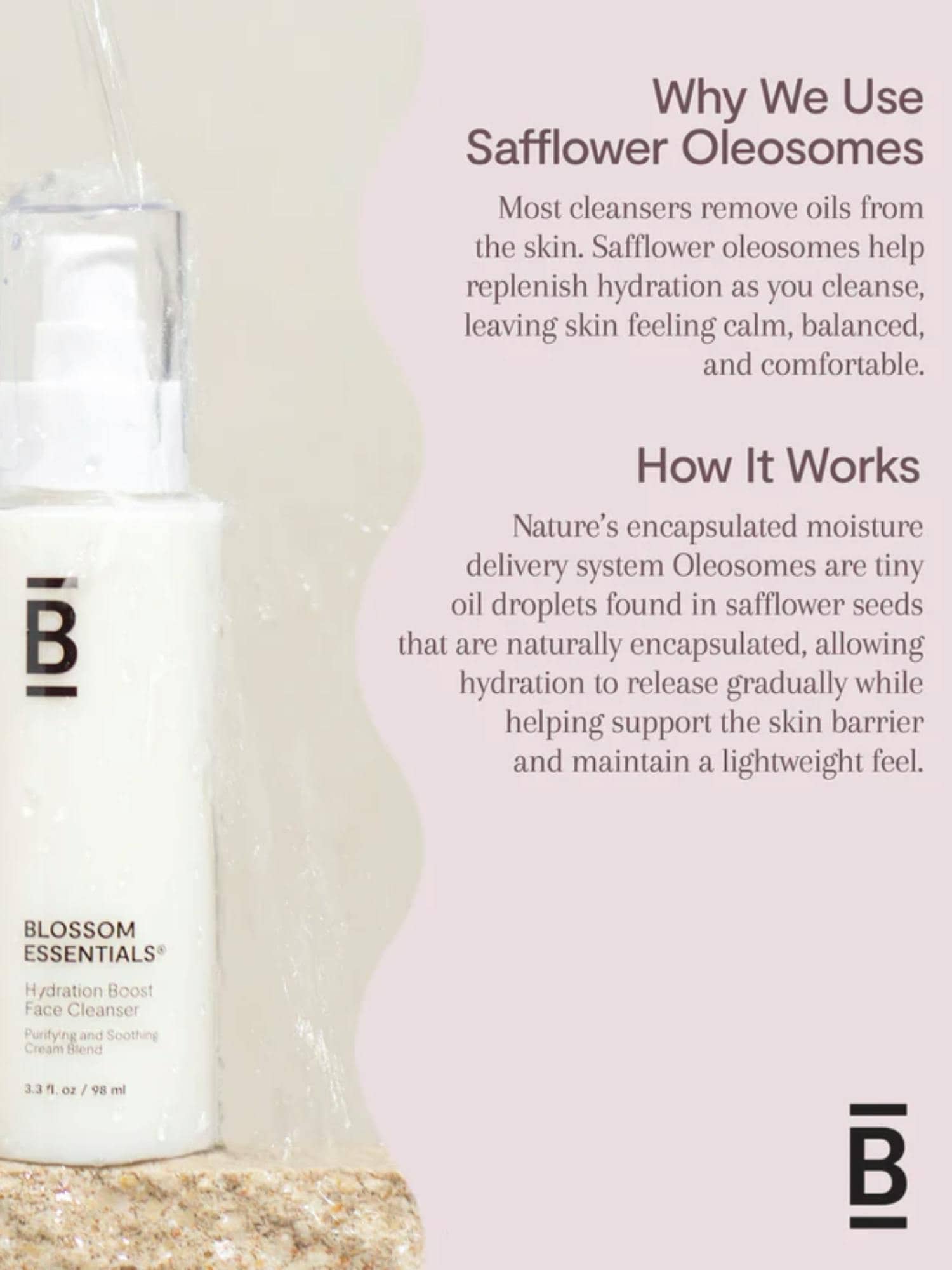 Blossom Essential Hydration Boost Face Cleanser