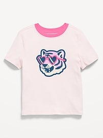 Image number 1 showing, Short-Sleeve Graphic T-Shirt for Toddler Girls