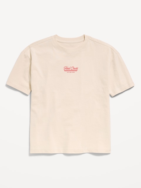 Oversized Short-Sleeve Graphic T-Shirt for Boys