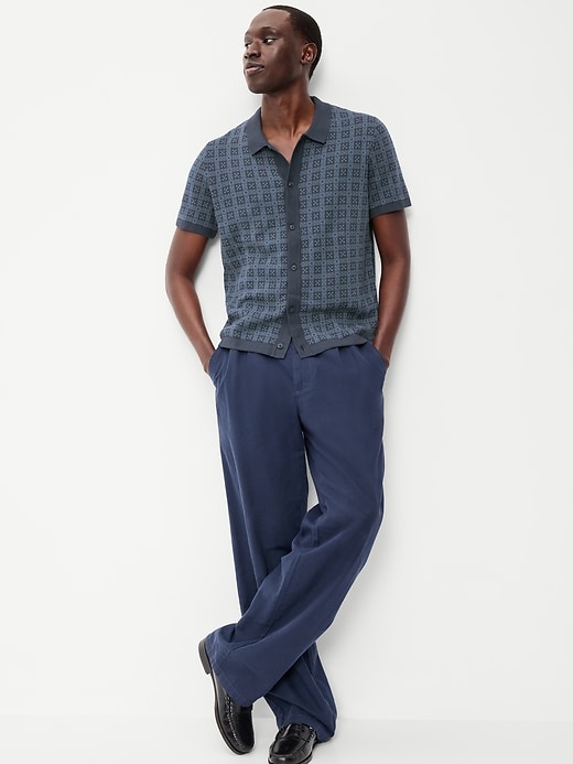 Image number 3 showing, Short-Sleeve Sweater Shirt