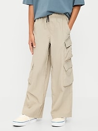 Image number 1 showing, Ultra Baggy Pull-On Cargo Pants for Boys