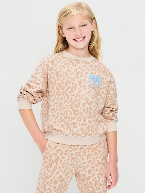 Favorite Fleece Oversized Tunic Sweatshirt for Girls