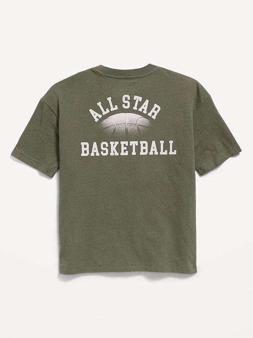 Image number 2 showing, Oversized Short-Sleeve Graphic T-Shirt for Boys
