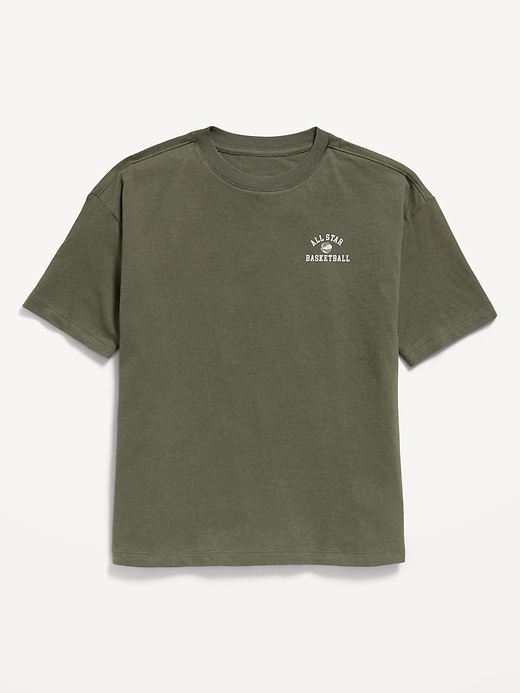 Image number 1 showing, Oversized Short-Sleeve Graphic T-Shirt for Boys