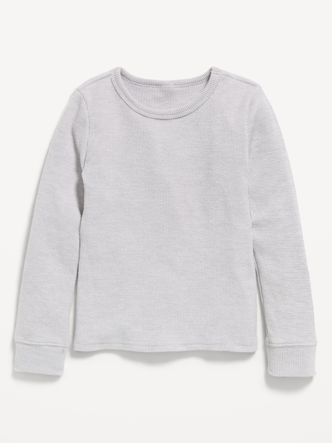 Long-Sleeve CozePlush Fitted Top for Girls