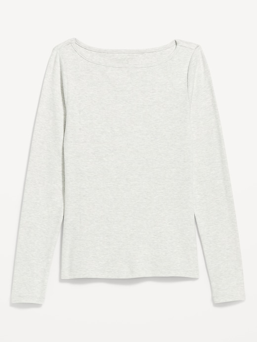 Snug Long-Sleeve Boatneck T-Shirt | Old Navy