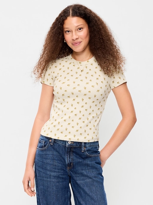 Image number 1 showing, Snug Crop T-Shirt