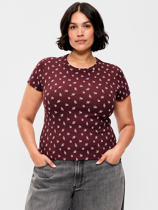 Image number 6 showing, Snug Crop T-Shirt