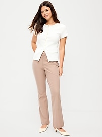 Image number 1 showing, High-Waisted Pixie Flare Pants