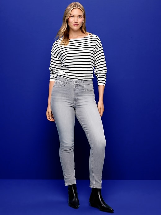 Image number 1 showing, High-Waisted OG Straight Ankle Jeans