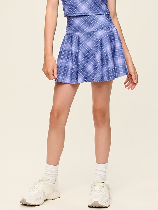 Image number 1 showing, High-Waisted PowerSoft Skort for Girls