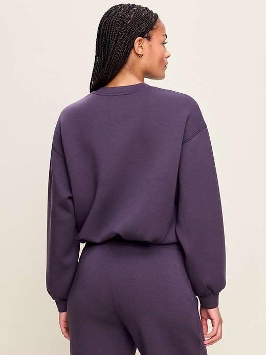 Image number 2 showing, Bounce Fleece Bubble-Hem Sweatshirt