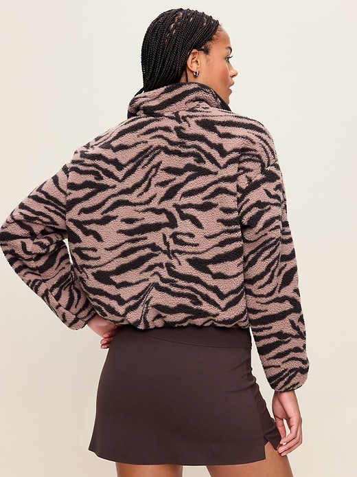 Loose Sherpa Half-Zip Pullover | Old Navy