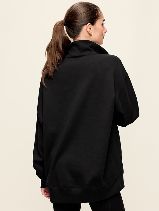 Image number 2 showing, Dynamic Fleece Half-Zip Tunic Sweatshirt