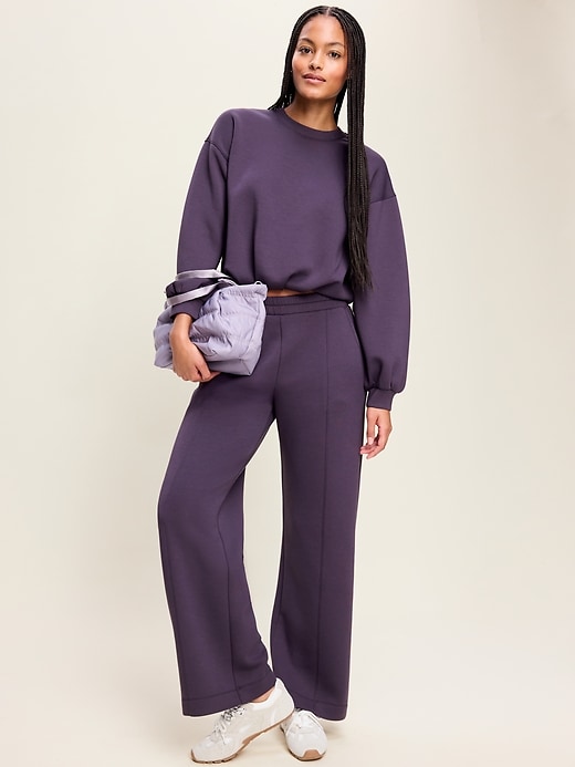 Image number 3 showing, Bounce Fleece Bubble-Hem Sweatshirt