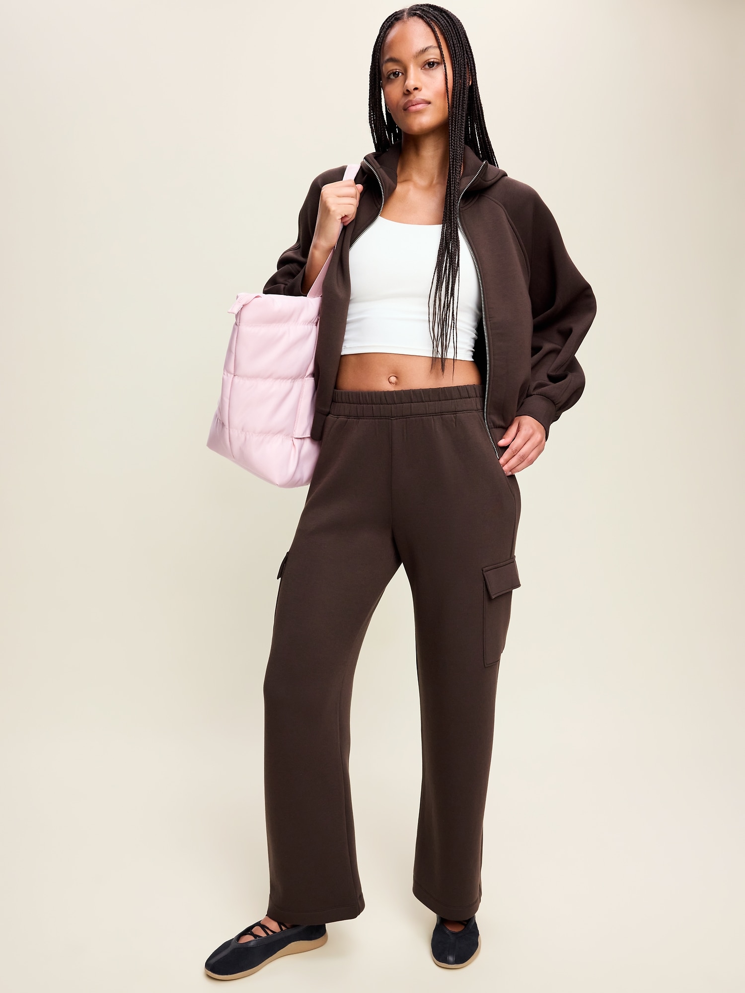 Bounce Fleece Utility Hoodie Sweatshirt