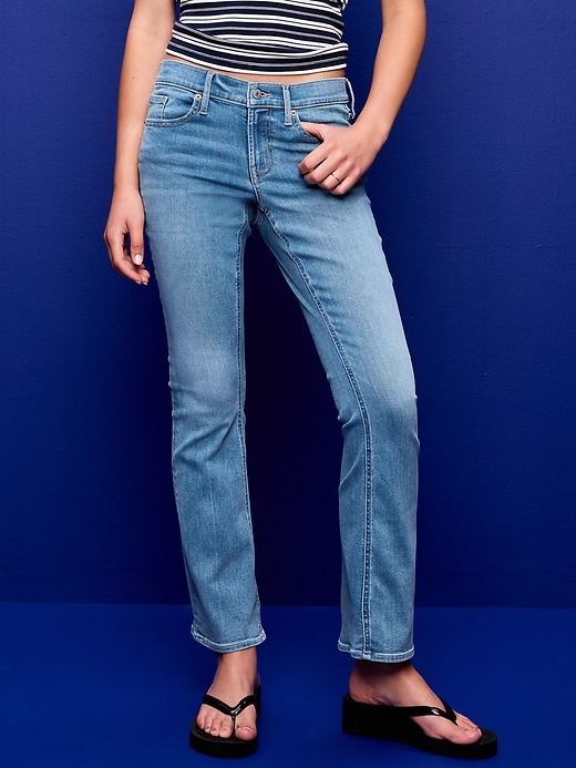 Image number 2 showing, Low-Rise Wow Boot-Cut Jeans