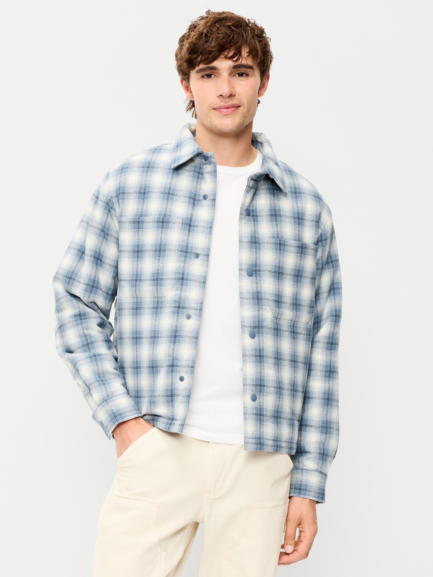 Blue Flannel Shirts | Old Navy