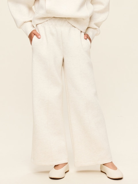 High-Waisted Bounce Fleece Wide-Leg Sweatpants for Girls
