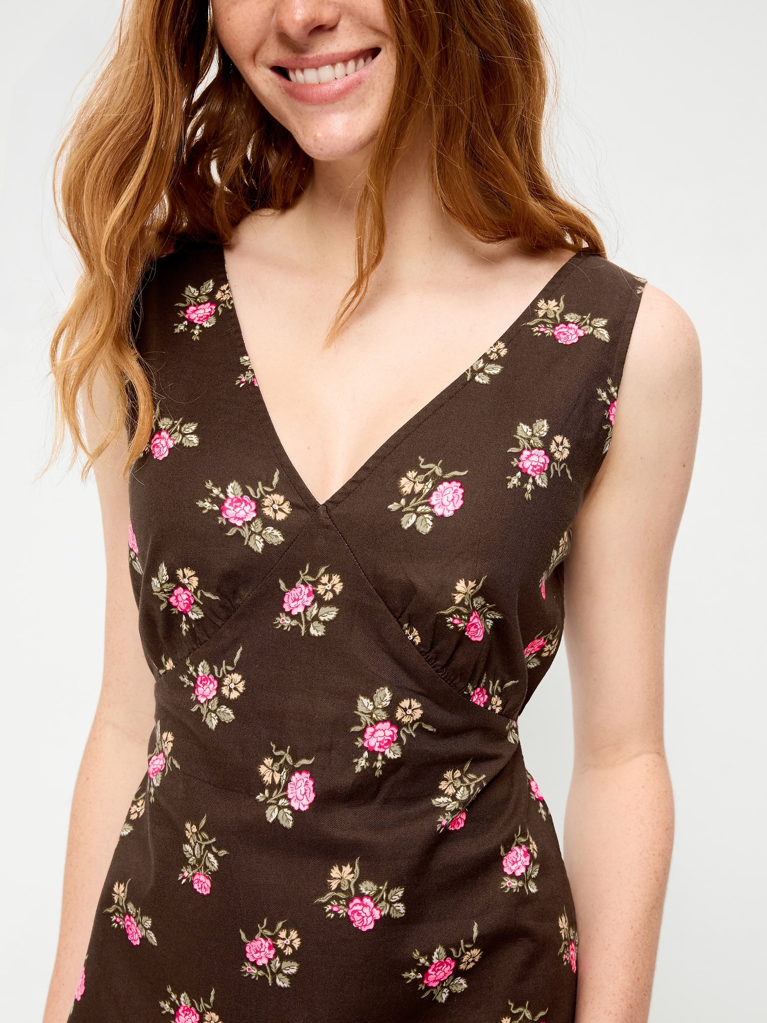 Sleeveless A-Line Mini Dress