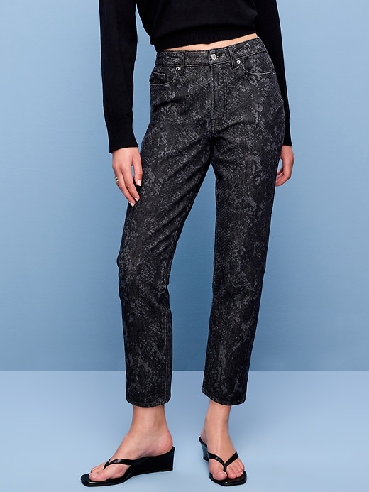 Image number 2 showing, High-Waisted OG Straight Ankle Jeans