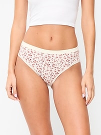 Image number 2 showing, High-Waisted Everyday Cotton Underwear 6-Pack
