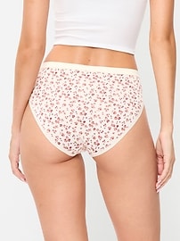Image number 3 showing, High-Waisted Everyday Cotton Underwear 6-Pack