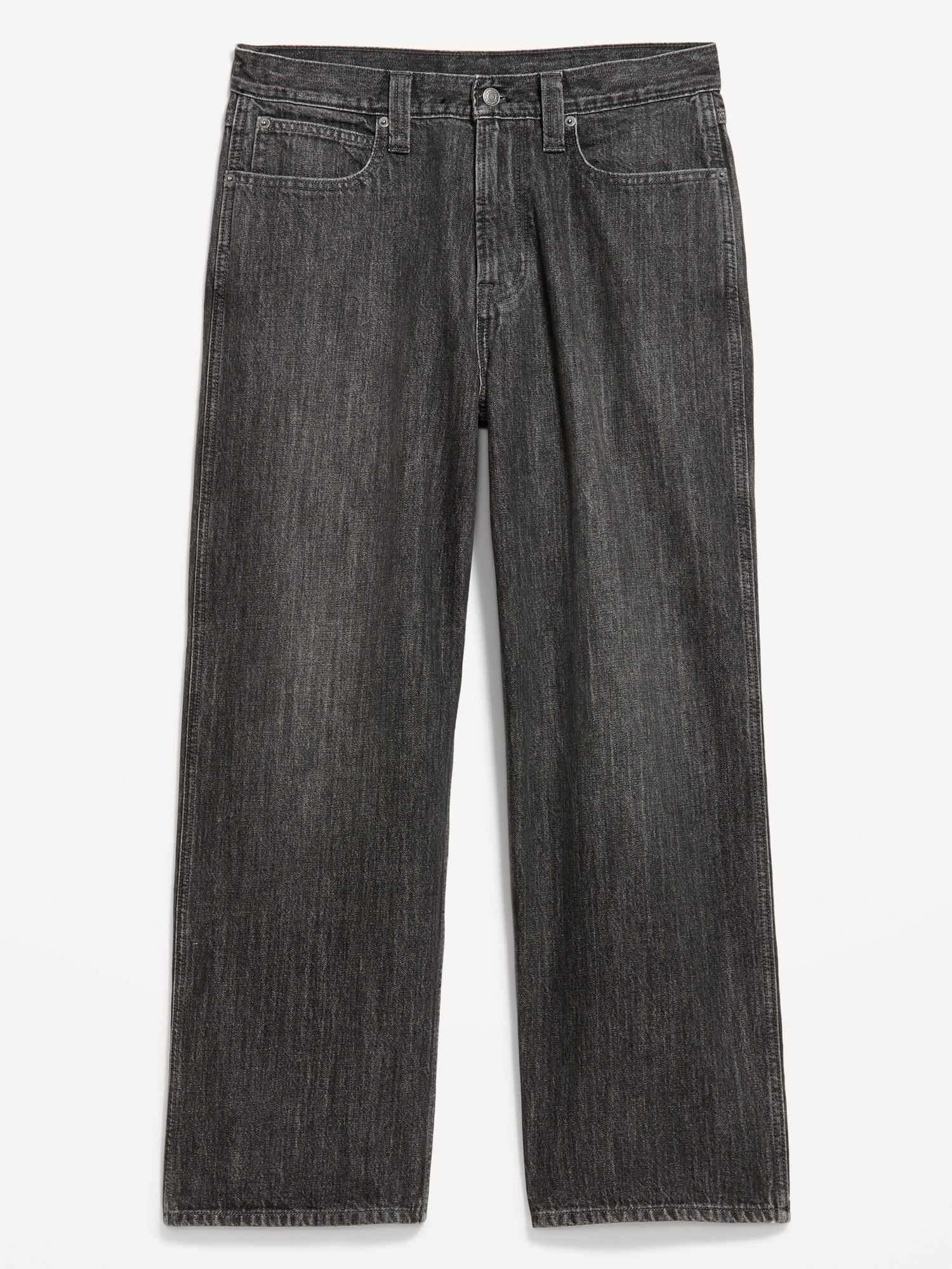 Мужские джинсы Old Navy 2000s Super Baggy, цвет: Чёрный варёный — фото 4