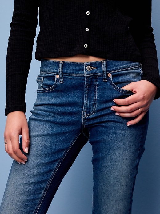 Image number 4 showing, Low-Rise Boot-Cut Jeans