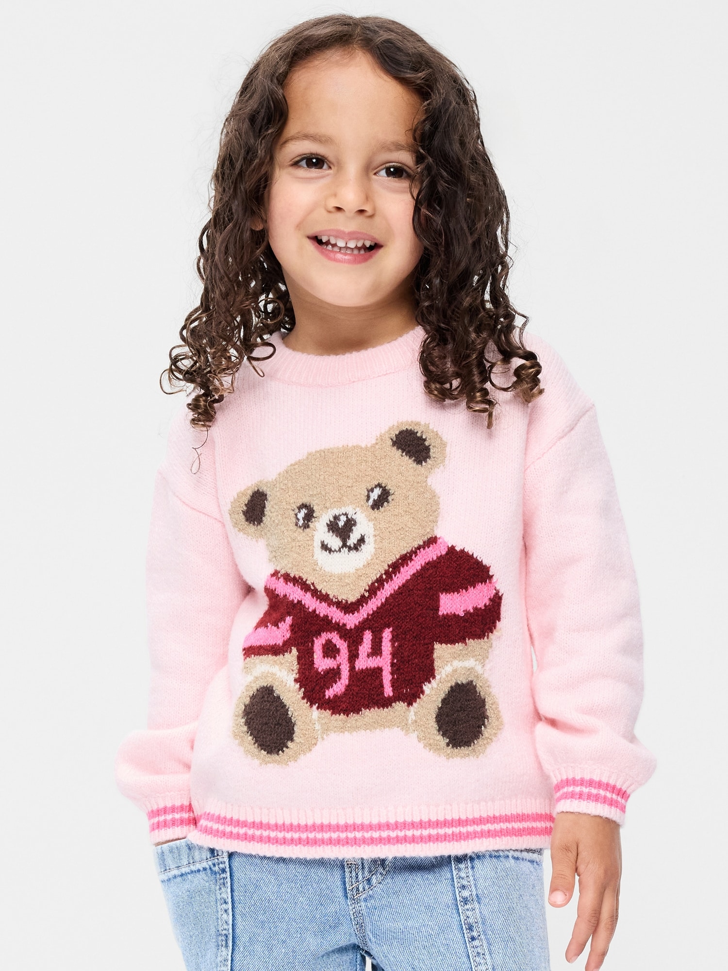 SoSoft Long-Sleeve Graphic Sweater for Toddler Girls