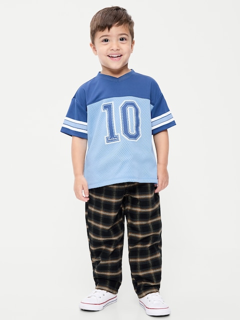 Pull-On Barrel-Leg Pants for Toddler Boys