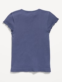 Image number 3 showing, Fitted Seamless Ribbed  Performance Top for Girls