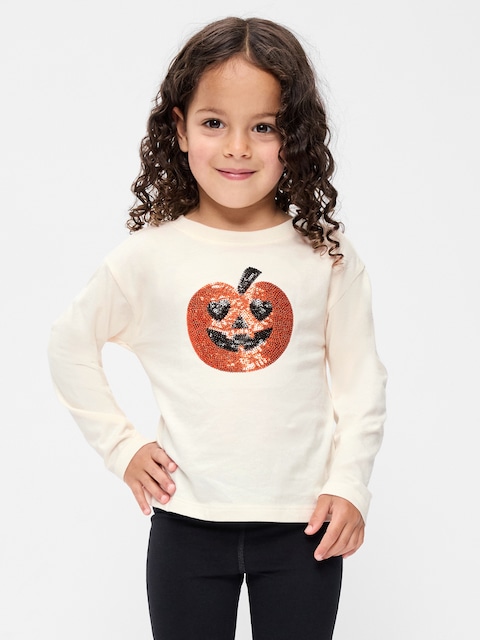 Long-Sleeve Graphic T-Shirt for Toddler Girls