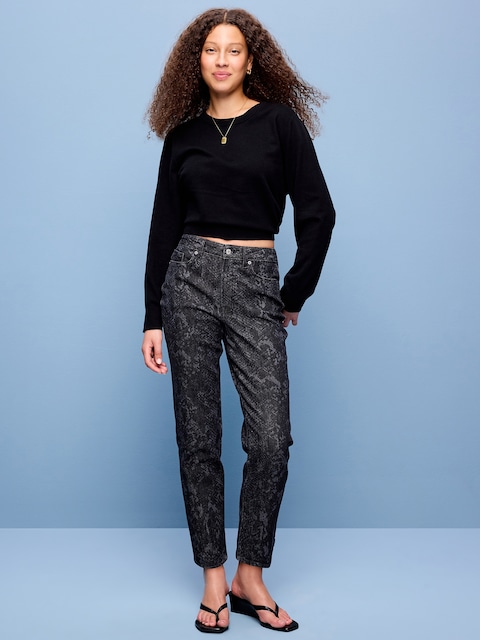 High-Waisted OG Straight Ankle Jeans
