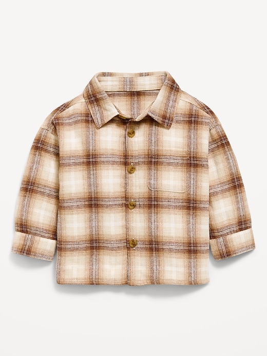 Image number 1 showing, Long-Sleeve Plaid Flannel Shirt for Baby