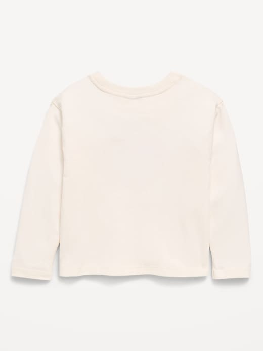 Image number 3 showing, Long-Sleeve Graphic T-Shirt for Toddler Girls
