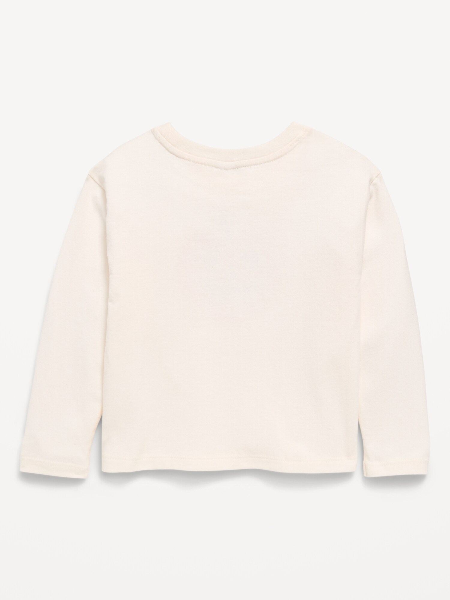 Футболка Old Navy Long-Sleeve Graphic T-Shirt для девочек-малышей, цвет: Pumpkin — фото 3