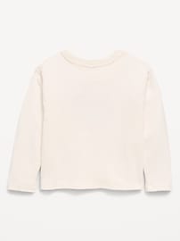 Image number 3 showing, Long-Sleeve Graphic T-Shirt for Toddler Girls