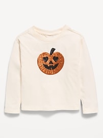 Image number 2 showing, Long-Sleeve Graphic T-Shirt for Toddler Girls