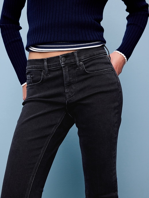 Image number 4 showing, Low-Rise Boot-Cut Jeans