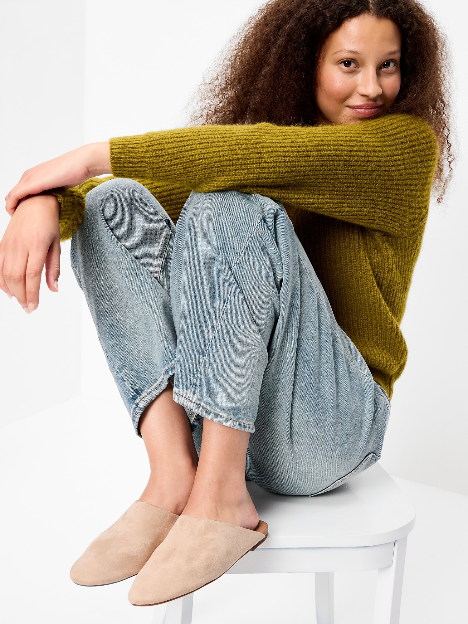 Faux-Suede Mule Clogs for Women