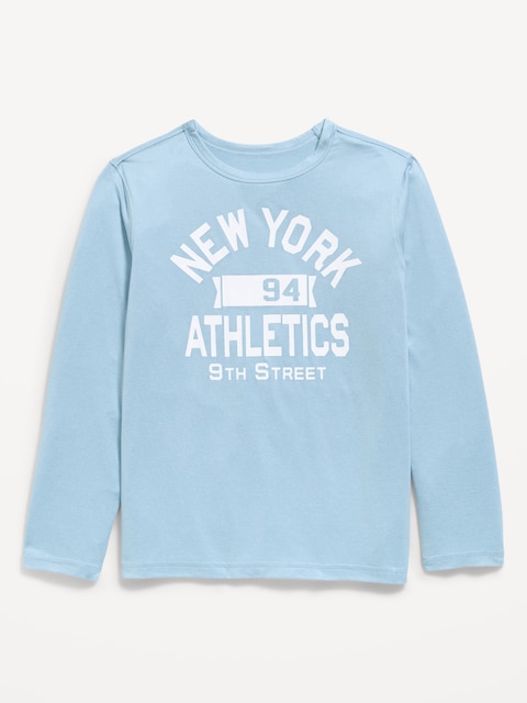 CloudMotion Long-Sleeve Performance T-Shirt for Boys