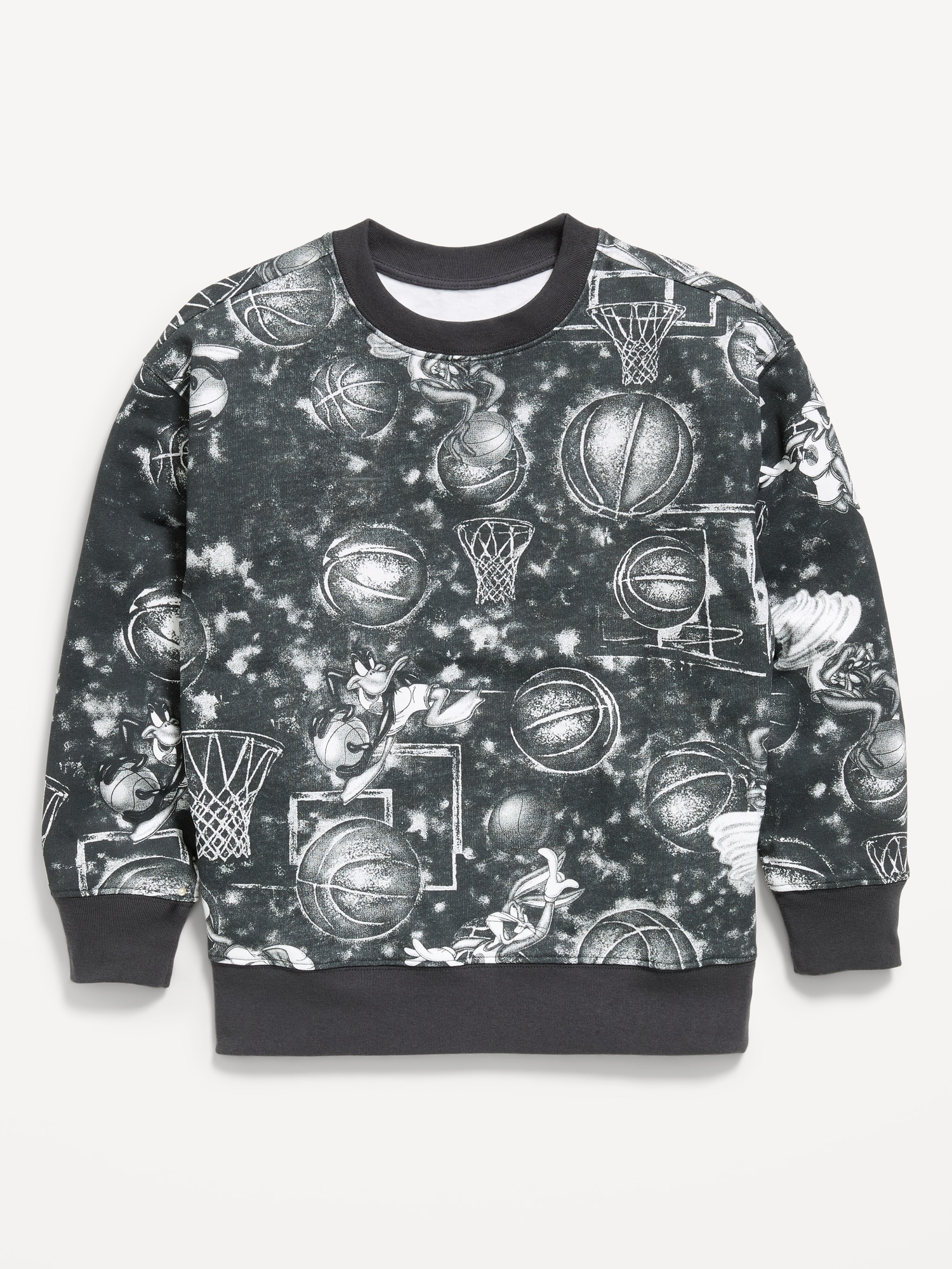 Space Jam™ Gender-Neutral Oversized Graphic Sweatshirt for Kids