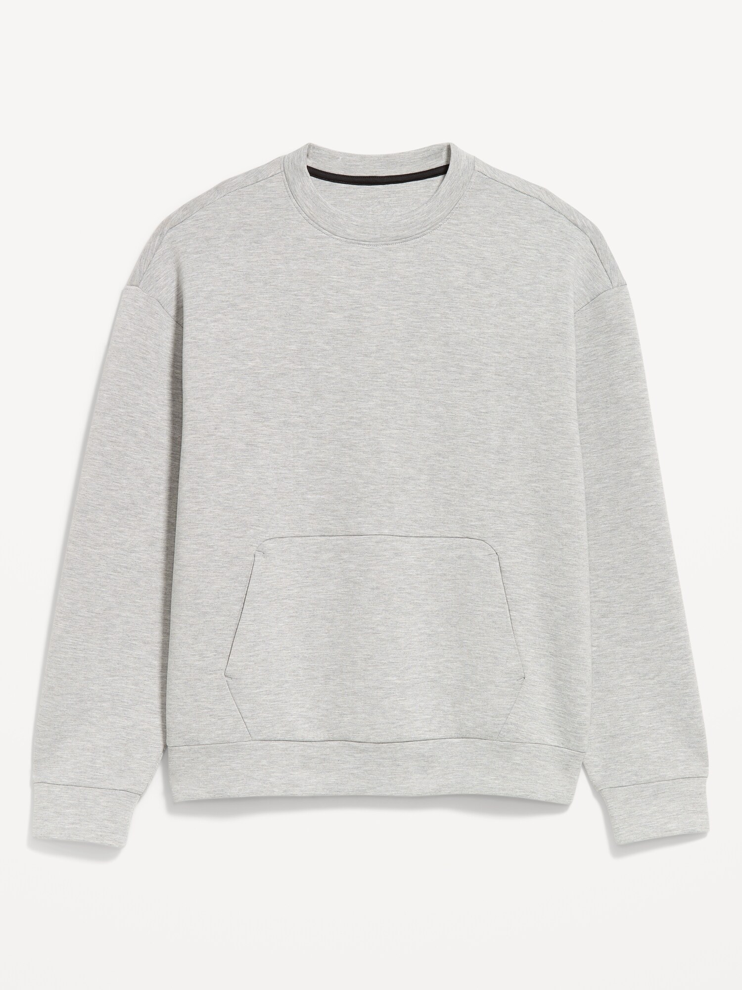 Мужская толстовка Old Navy Oversized Bounce Fleece, цвет: Меланжевый серый — фото 4
