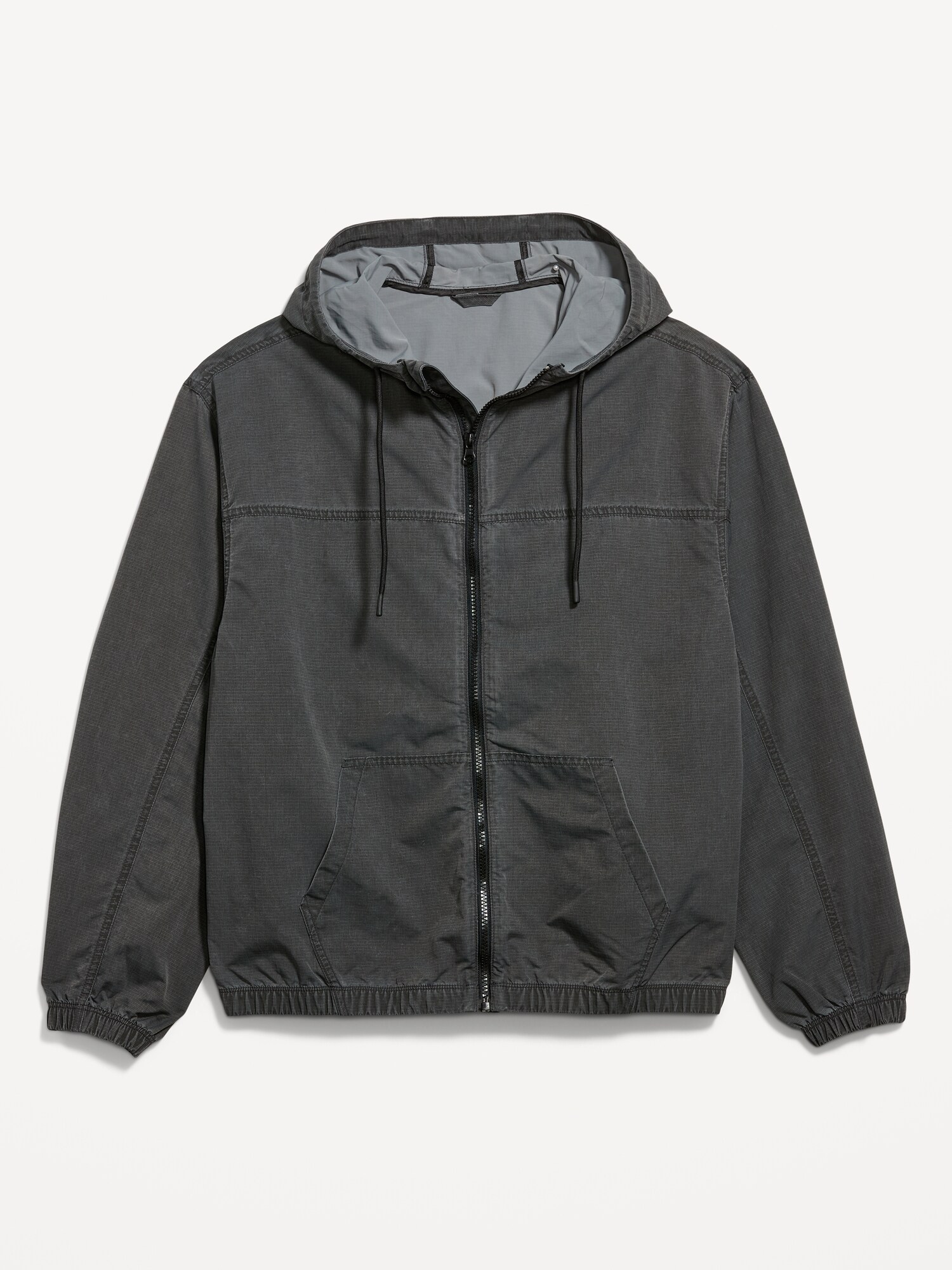 Мужская куртка Old Navy Oversized Washed Utility, цвет: Чёрный — фото 4