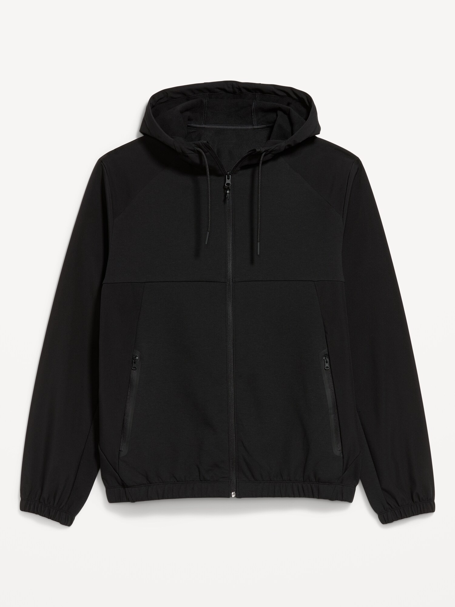 Мужское худи Old Navy Dynamic Fleece Zip, цвет: Чёрный — фото 4