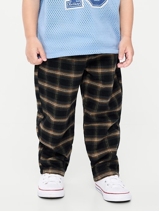 Image number 2 showing, Pull-On Barrel-Leg Pants for Toddler Boys